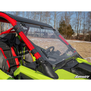 Polaris RZR Turbo R Scratch-Resistant Flip Windshield by SuperATV FWS-P-PROR-70#AA FWS-P-PROR-70#AA SuperATV