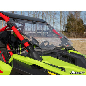 Polaris RZR Turbo R Scratch-Resistant Flip Windshield by SuperATV FWS-P-PROR-70#AA FWS-P-PROR-70#AA SuperATV