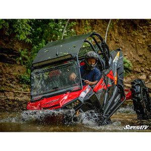 Polaris RZR XP 1000 Scratch Resistant Flip Windshield by SuperATV SuperATV