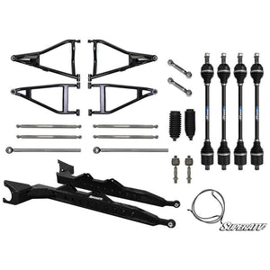 Polaris RZR XP Turbo 3" Long Travel Kit Chromoly Tubed by SuperATV LTK-P-RZRXPT-CHC-002-R2-02#XPT LTK-P-RZRXPT-CHC-002-R2-02#XPT SuperATV Black