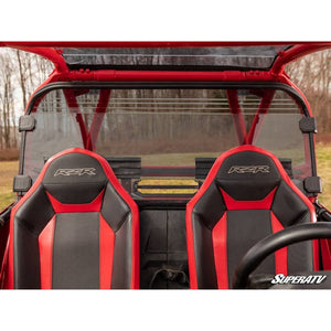 Polaris RZR XP Turbo S Rear Vented Windshield by SuperATV RWS-P-RZRXPTS-V-76 Vented Windshield RWS-P-RZRXPTS-V-76 SuperATV