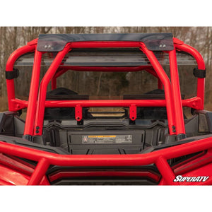 Polaris RZR XP Turbo S Rear Vented Windshield by SuperATV RWS-P-RZRXPTS-V-76 Vented Windshield RWS-P-RZRXPTS-V-76 SuperATV