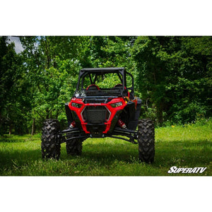 Polaris RZR XP Turbo S Scratch Resistant Flip Down Windshield by SuperATV FDWS-P-RZRXPTS-70 Folding Windshield FDWS-P-RZRXPTS-70 SuperATV