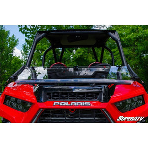 Polaris RZR XP Turbo S Scratch Resistant Flip Down Windshield by SuperATV FDWS-P-RZRXPTS-70 Folding Windshield FDWS-P-RZRXPTS-70 SuperATV