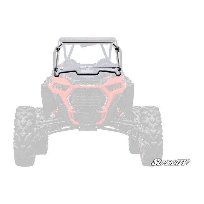 Polaris RZR XP Turbo S Scratch Resistant Flip Down Windshield by SuperATV