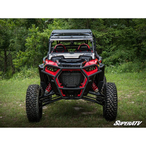 Polaris RZR XP Turbo S Scratch Resistant Flip Windshield by SuperATV FWS-P-RZRXPTS-70 Folding Windshield FWS-P-RZRXPTS-70 SuperATV