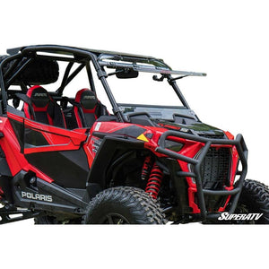 Polaris RZR XP Turbo S Scratch Resistant Flip Windshield by SuperATV FWS-P-RZRXPTS-70 Folding Windshield FWS-P-RZRXPTS-70 SuperATV