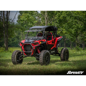 Polaris RZR XP Turbo S Scratch Resistant Flip Windshield by SuperATV FWS-P-RZRXPTS-70 Folding Windshield FWS-P-RZRXPTS-70 SuperATV