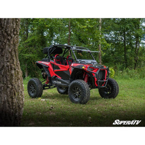 Polaris RZR XP Turbo S Scratch Resistant Flip Windshield by SuperATV FWS-P-RZRXPTS-70 Folding Windshield FWS-P-RZRXPTS-70 SuperATV