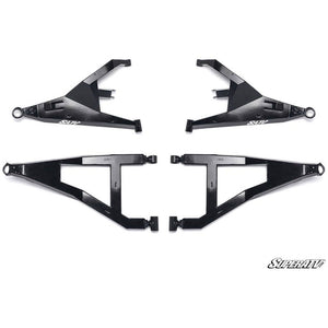 Polaris RZR XP Turbo S Sidewinder A-Arms—1.5" Forward Offset by SuperATV SuperATV