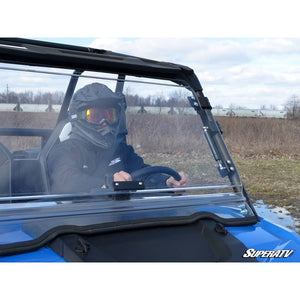 Polaris RZR XP Turbo Scratch Resistant Flip Windshield by SuperATV Folding Windshield SuperATV