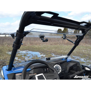 Polaris RZR XP Turbo Scratch Resistant Flip Windshield by SuperATV Folding Windshield SuperATV