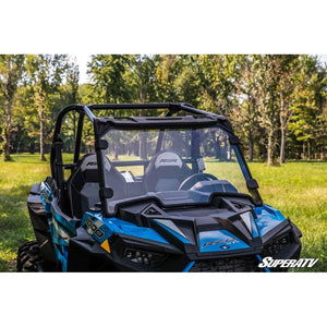 Polaris RZR XP Turbo Scratch-Resistant Full Windshield by SuperATV Full Windshield SuperATV