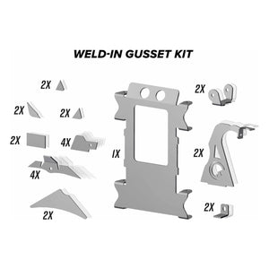 Polaris RZR XP Turbo Weld-In Gusset Kit by SuperATV SuperATV