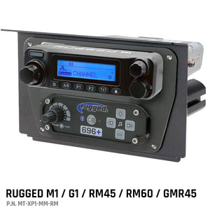 Polaris Xp1 Mount Kit For M1 / G1 / Rm60 / Gmr45 Radio And Rugged Intercom by Rugged Radios MT-XP1-MM-RM 01039374005357 Rugged Radios Rugged M1/G1/RM45/RM60/GMR45