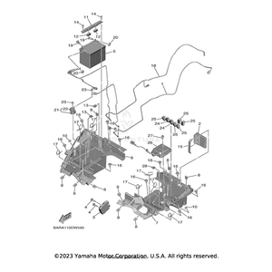 Power StrgContUnit Assembly by Yamaha BAR-859A0-00-00 OEM Hardware BAR-859A0-00-00 Off Road Express