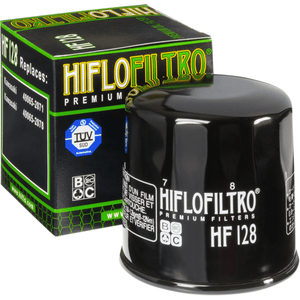 Premium Oil Filter Spin-On By Hiflofiltro HF128 Oil Filter 0712-0043 Parts Unlimited