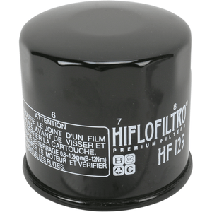 Premium Oil Filter Spin-On By Hiflofiltro HF129 Oil Filter 0712-0296 Parts Unlimited