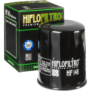 Premium Oil Filter Spin-On By Hiflofiltro HF148 Oil Filter HF148 Parts Unlimited