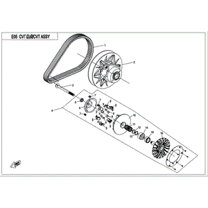 Primary Outer Sheive (Replaces 0Jy0-051100) by CF Moto 0JY0-0510A0 OEM Hardware 0JY0-0510A0 Northstar Polaris