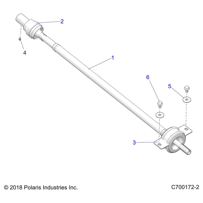 Prop Shaft Assembly, Rear by Polaris