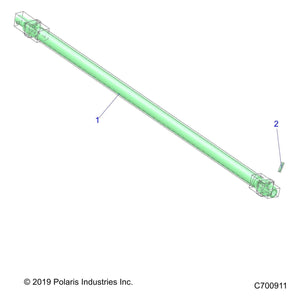 Propshaft Assembly, Rgr by Polaris 1334354 OEM Hardware P1334354 Off Road Express