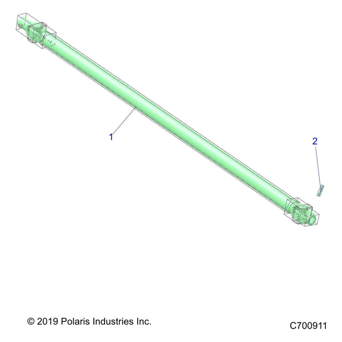 Propshaft Assembly, Rgr by Polaris