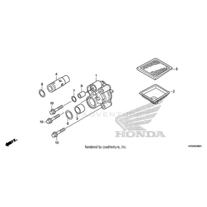 Pump Assembly, Oil by Honda 15100-HR3-A40 OEM Hardware 15100-HR3-A40 Off Road Express Peach St