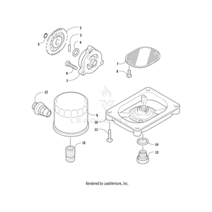 Pump, Oil Low Flow Assy By Arctic Cat 0812-023 OEM Hardware 0812-023 Core Power Equipment