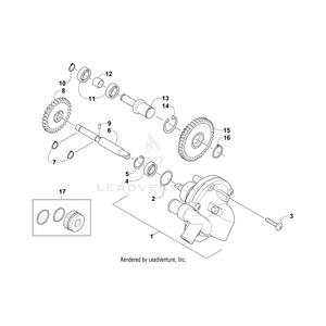 Pump, Water - Assembly By Arctic Cat 0813-071 OEM Hardware 0813-071 Core Power Equipment