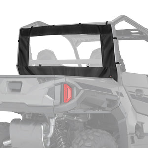 PVC Soft Rear Windshield for Polaris General 1000 /XP 1000 by Kemimoto B0110-10701BK Rear Windshield B0110-10701BK Kemimoto