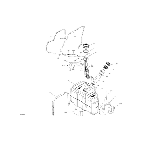 Quick Fitting 45° Assy by Can-Am