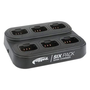 R1 Handheld Radio 6-Pack Bank Charger by Rugged Radios 6PACK-R1 01039374005832 Rugged Radios