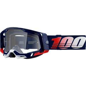 Racecraft 2 Goggles Clear Lens By 1 50009-00022 Goggles 2601-3261 Parts Unlimited