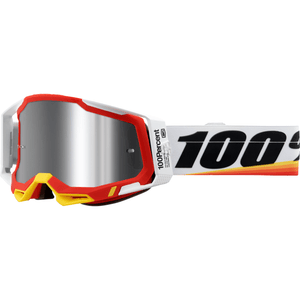 Racecraft 2 Goggles Mirrored Lens By 1 50010-00016 Goggles 2601-3262 Parts Unlimited