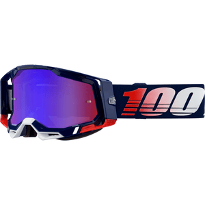 Racecraft 2 Goggles Mirrored Lens By 1 50010-00022 Goggles 2601-3268 Parts Unlimited