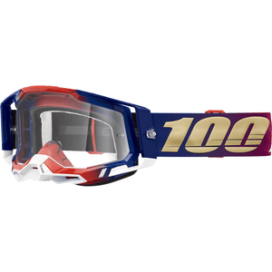 Racecraft 2 Goggles - United - Clear By 1 50009-00009 Goggles 2601-3076 Parts Unlimited