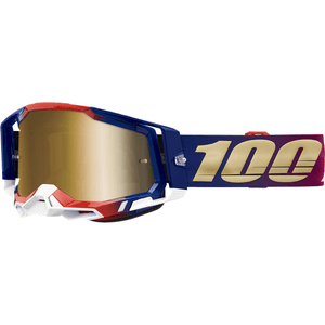 Racecraft 2 Goggles - United - True Gold By 1 50010-00009 Goggles 2601-3081 Parts Unlimited