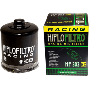 Racing Oil Filter By Hiflofiltro HF303RC Oil Filter 0712-0438 Parts Unlimited