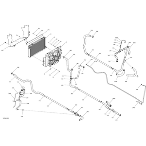 Radiator Hose Out by Can-Am 709200853 OEM Hardware 709200853 Off Road Express Peach St