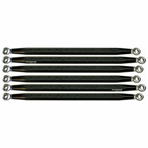 Radius Rods Extreme Can-Am Solid Black X3 Red by Modquad CA-RR-X3RS-HEX-BLK Extreme Radius Rod 28-47354 Western Powersports Drop Ship