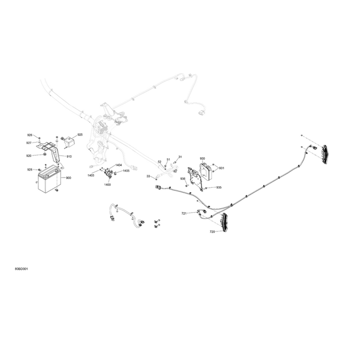 Rear Accessory Support by Can-Am