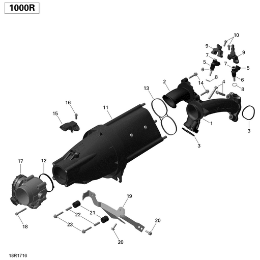 Rear Air Intake Manifold by Can-Am