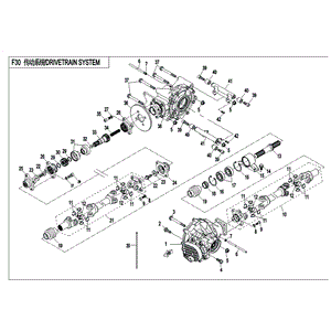 Rear Axle Assy by CF Moto Q530-330000 OEM Hardware Q530-330000 Northstar Polaris