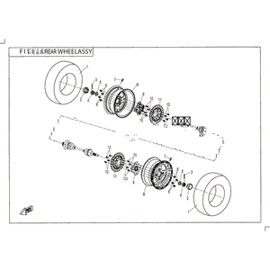 Rear Brake Disc by CF Moto 5BWA-080001 OEM Hardware 5BWA-080001 Northstar Polaris