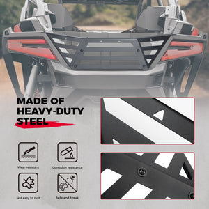 Rear Cargo Bed Extender Tailgate for Polaris RZR Pro R/4 2022-2023 by Kemimoto B0105-01601BK Cargo Rack B0105-01601BK Kemimoto