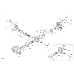 Rear Differential Assy by Can-Am 705503455 OEM Hardware 705503455 Off Road Express Drop Ship