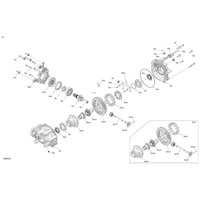 Rear Differential Assy by Can-Am