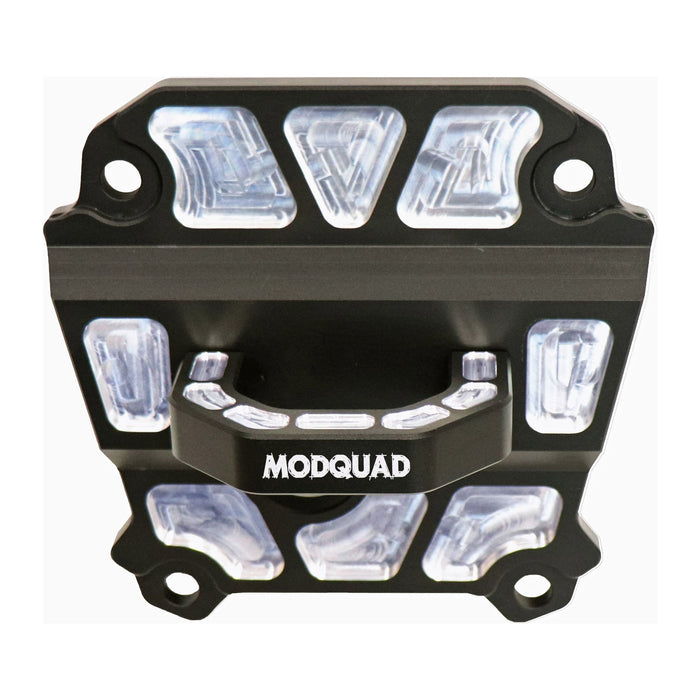 Rear Differential Plate W/Hook Black Polaris by Modquad