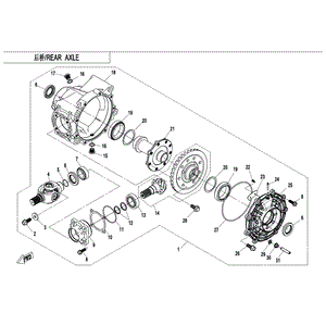 Rear Differential (Replaces Q860-330000-50002) by CF Moto Q860-330000-50003 OEM Hardware Q860-330000-50003 Northstar Polaris